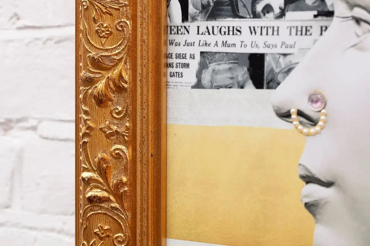 God Save The Queen (Blue) - Original by artist Mark Illuminati - Wyecliffe Galleries