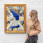 God Save The Queen (Blue) - Original by artist Mark Illuminati - Wyecliffe Galleries