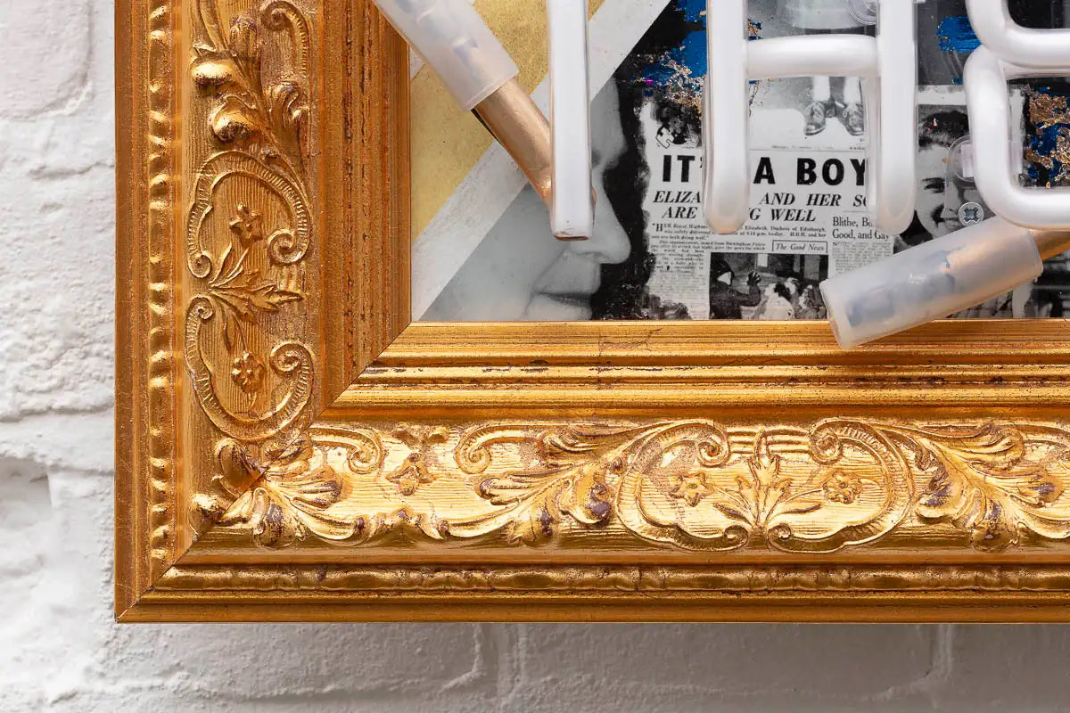 God Save The Queen (Blue) - Original by artist Mark Illuminati - Wyecliffe Galleries