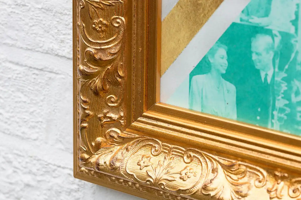 Gold/Teal Queen - Original Print by artist Mark Illuminati - Wyecliffe Galleries