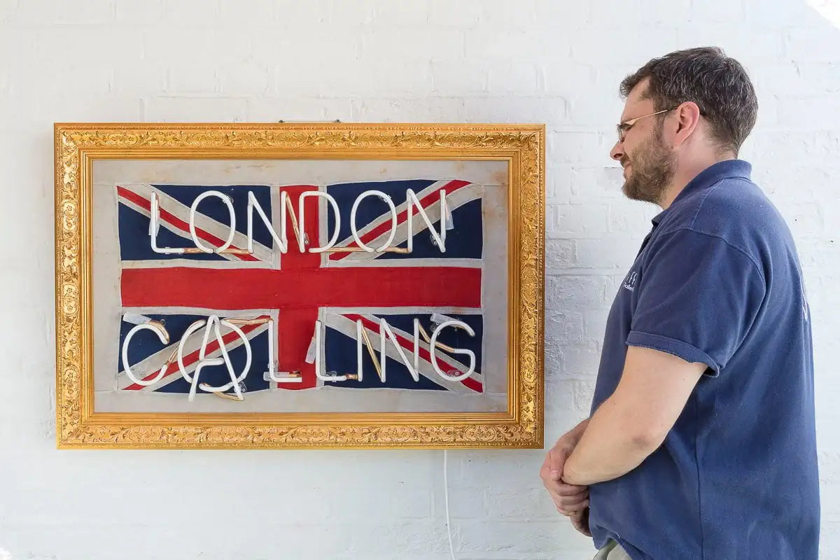 London Calling - Original - SOLD by artist Mark Illuminati - Wyecliffe Galleries