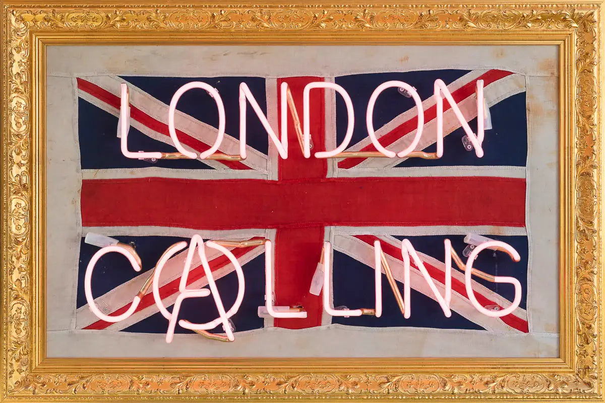London Calling - Original - SOLD by artist Mark Illuminati - Wyecliffe Galleries