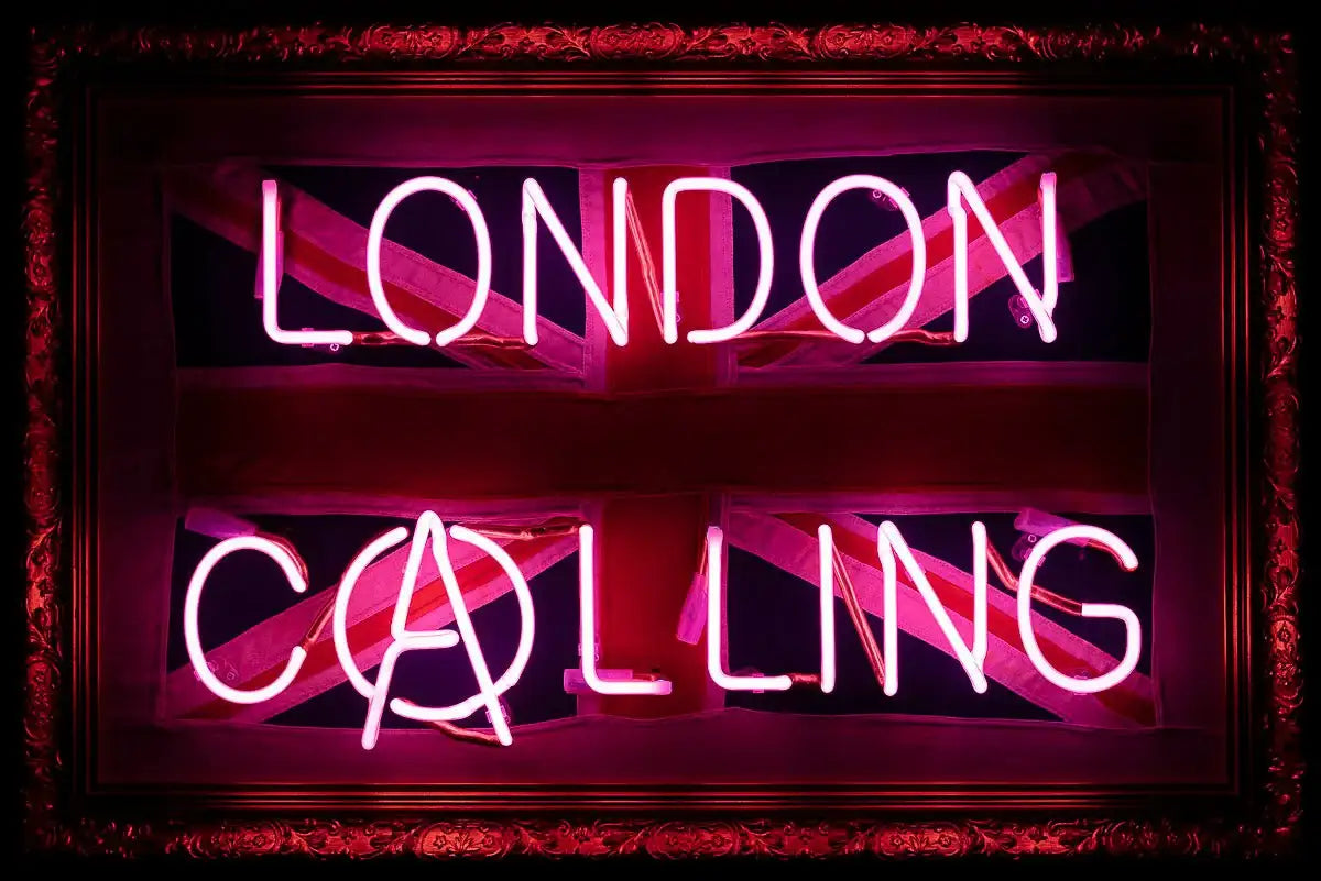 London Calling - Original - SOLD by artist Mark Illuminati - Wyecliffe Galleries