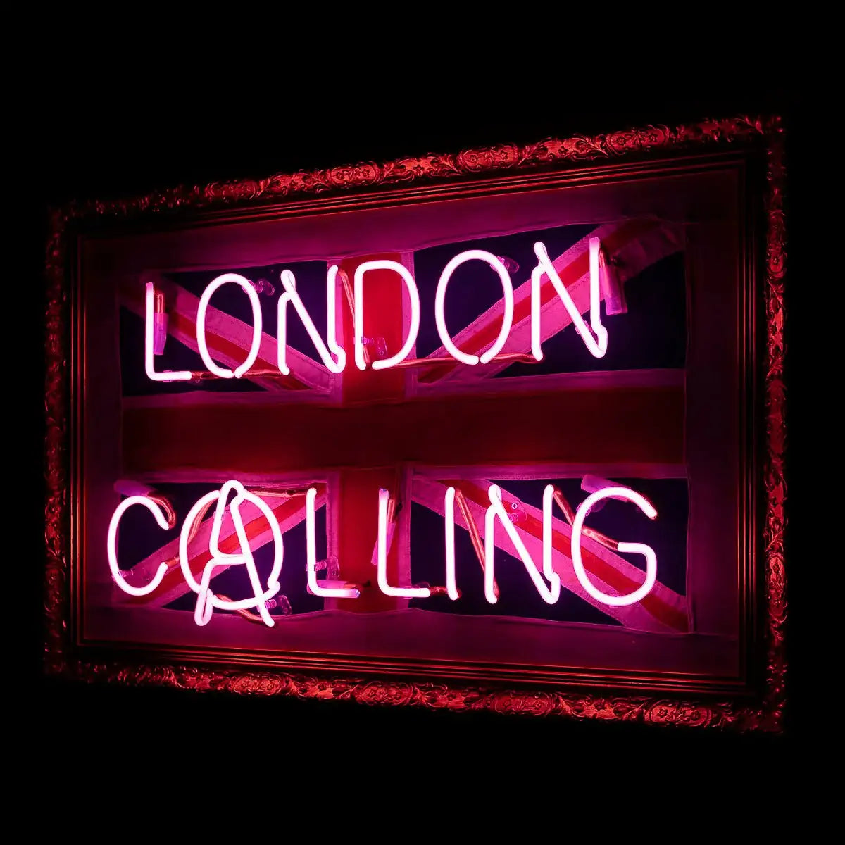 London Calling - Original - SOLD by artist Mark Illuminati - Wyecliffe Galleries