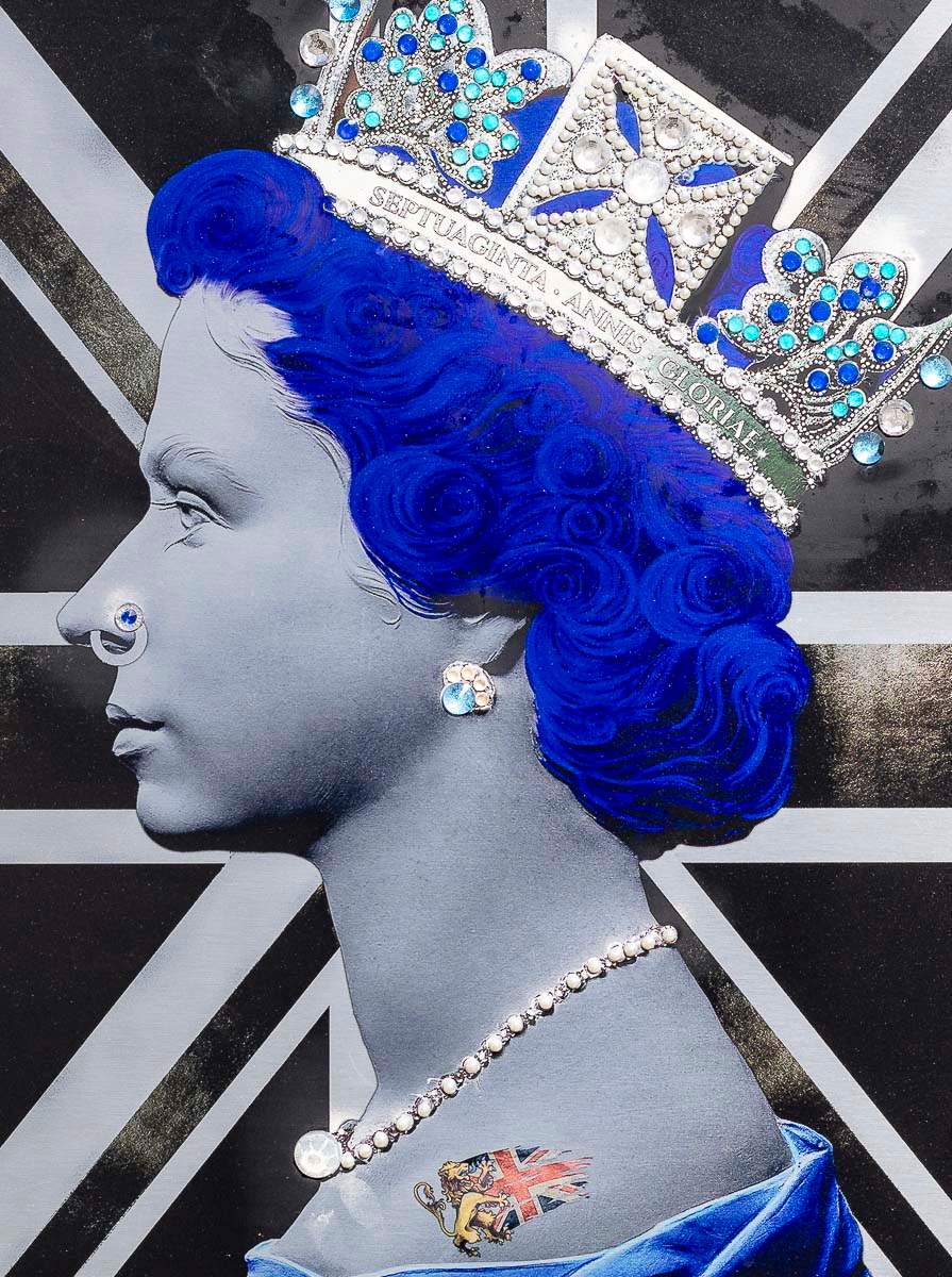 Metal Queen - Original by artist Mark Illuminati - Wyecliffe Galleries