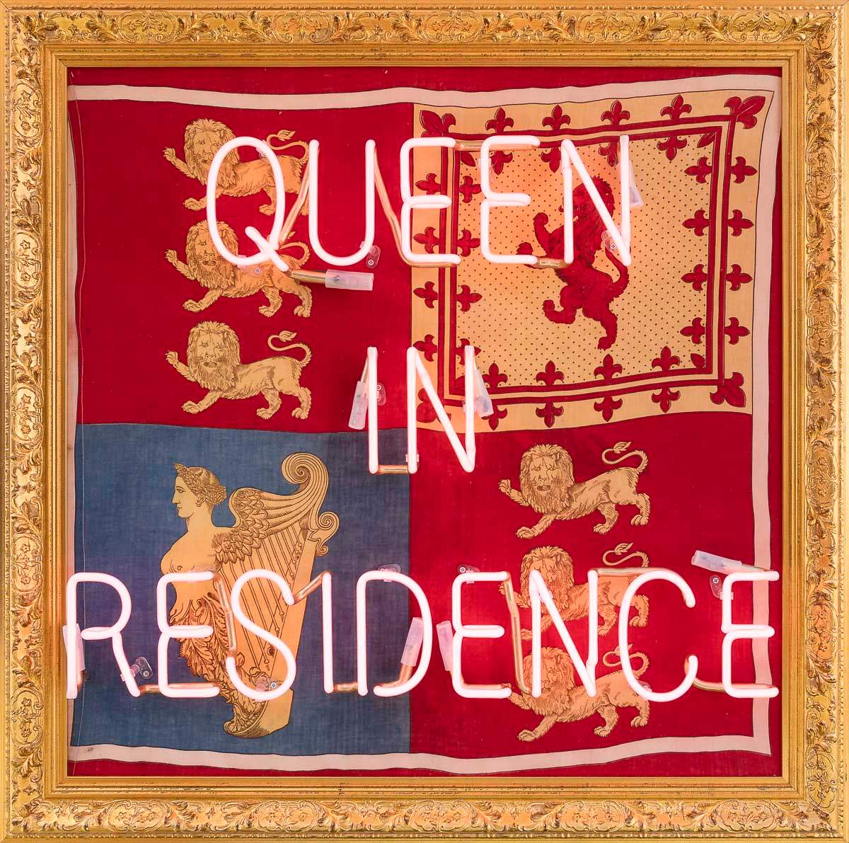 Queen In Residence (Medium) - Original by artist Mark Illuminati - Wyecliffe Galleries