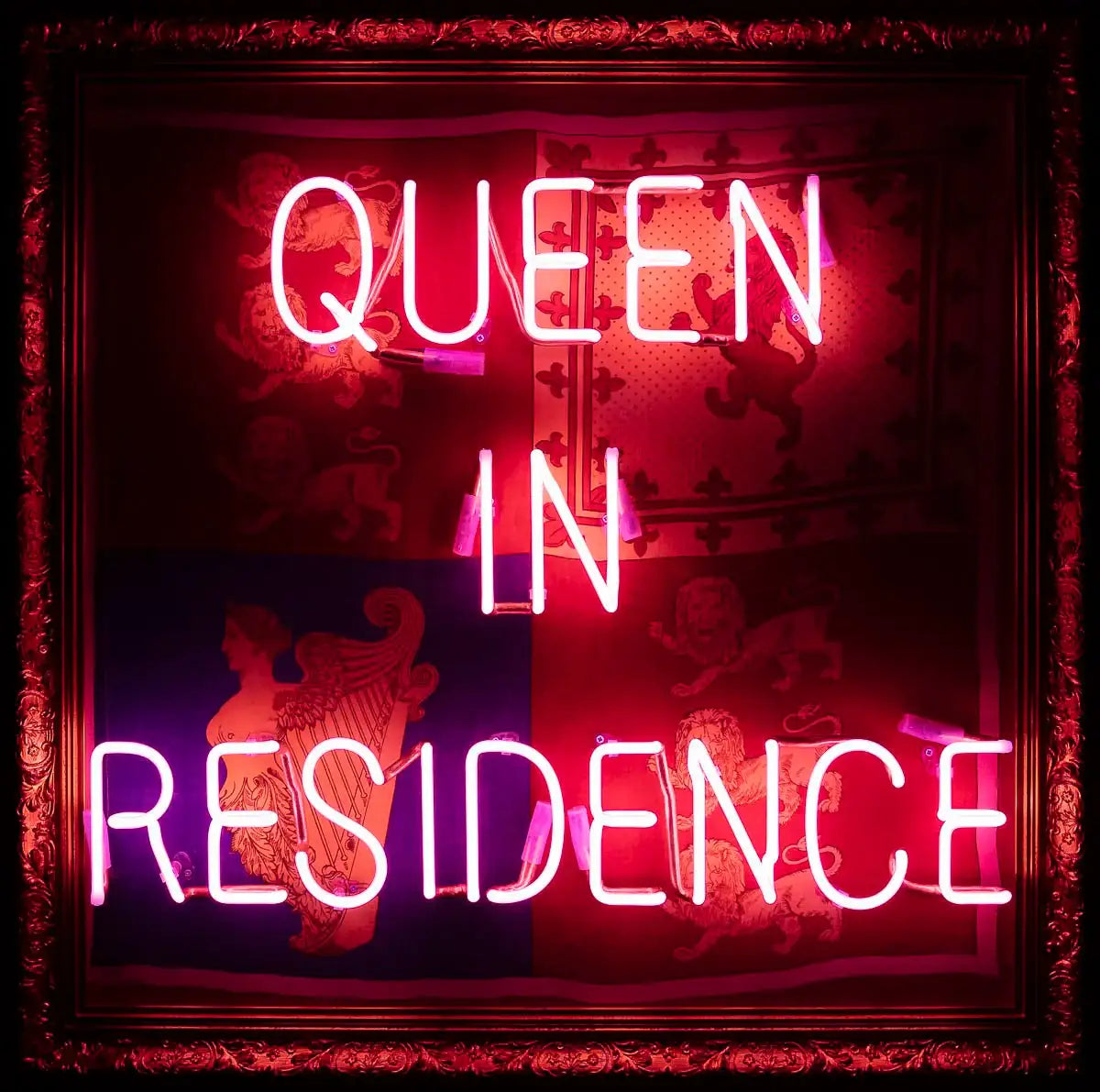 Queen In Residence (Medium) - Original by artist Mark Illuminati - Wyecliffe Galleries