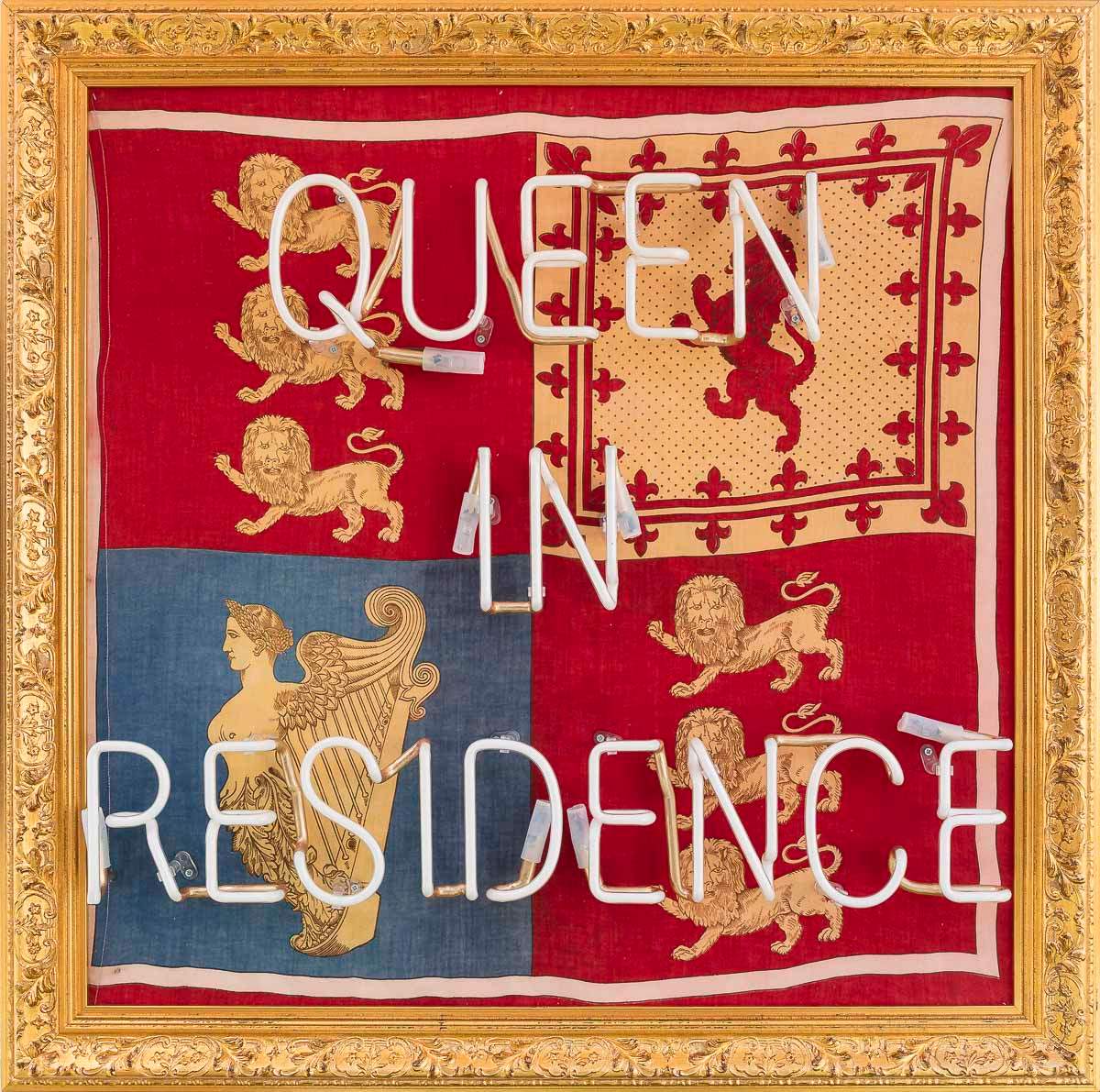 Queen In Residence (Medium) - Original by artist Mark Illuminati - Wyecliffe Galleries
