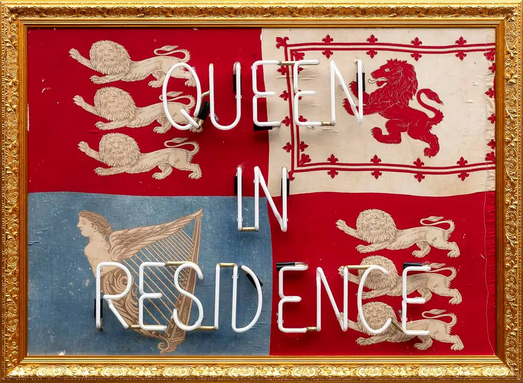 Queen In Residence - Original by artist Mark Illuminati - Wyecliffe Galleries