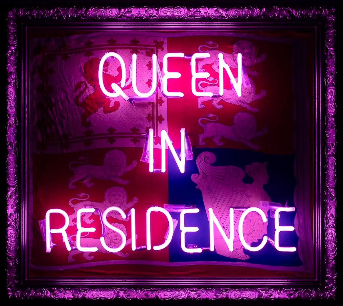 Queen In Residence (Small) - Original - SOLD by artist Mark Illuminati - Wyecliffe Galleries