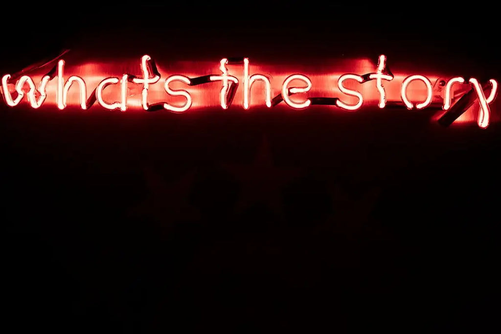 Whats the Story - Artist Proof by artist Mark Illuminati - Wyecliffe Galleries