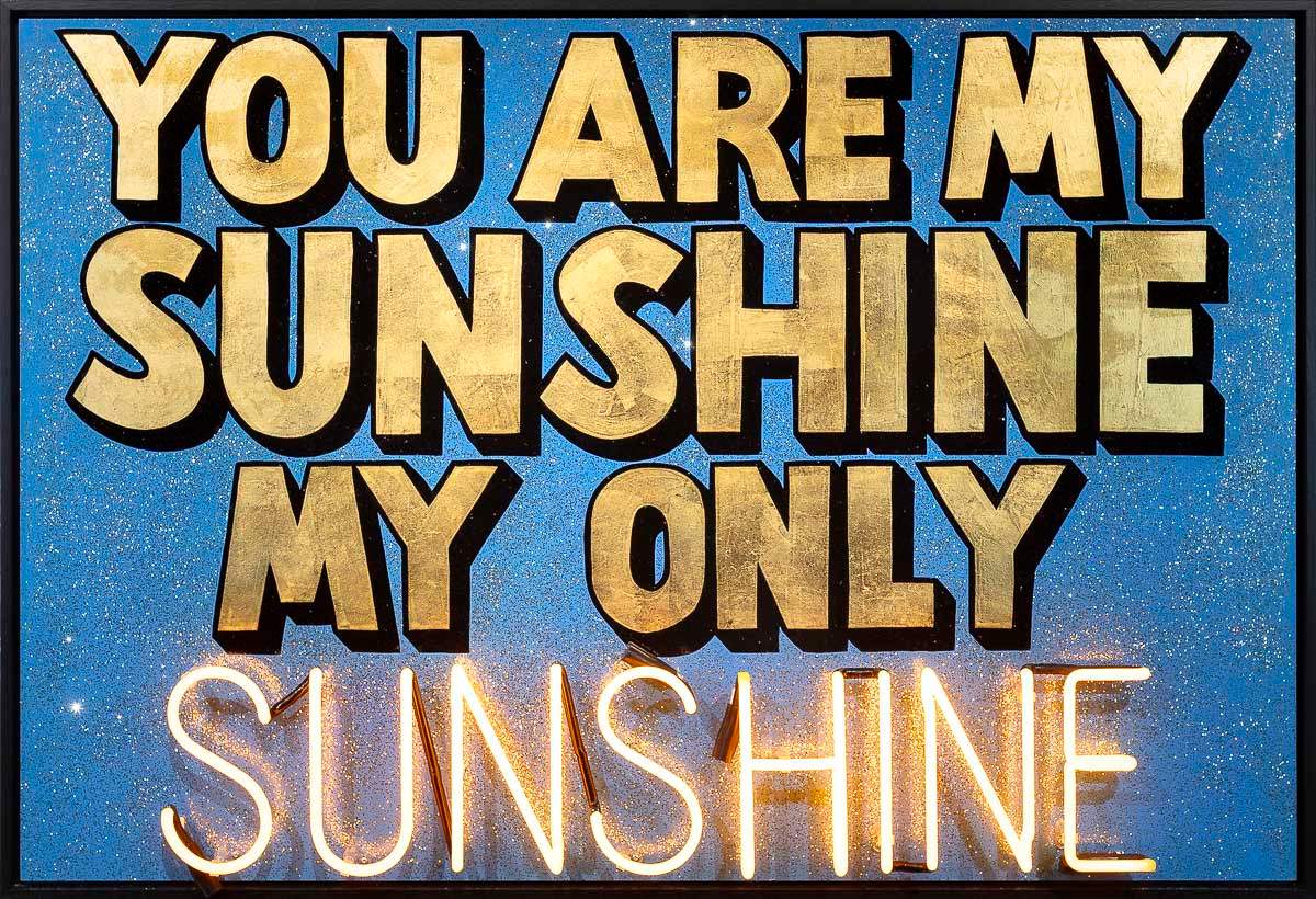You Are My Sunshine - Original by artist Mark Illuminati - Wyecliffe Galleries