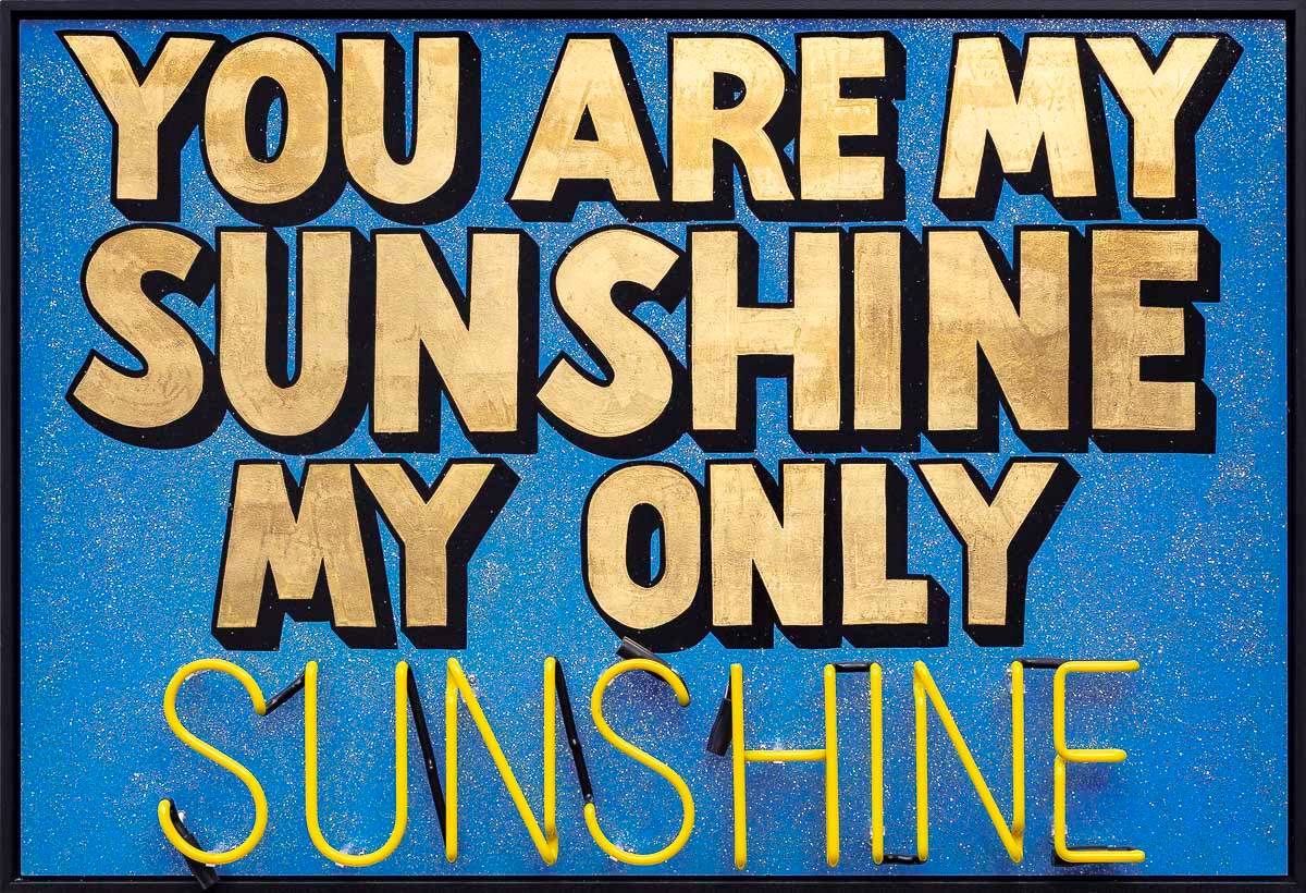 You Are My Sunshine - Original by artist Mark Illuminati - Wyecliffe Galleries