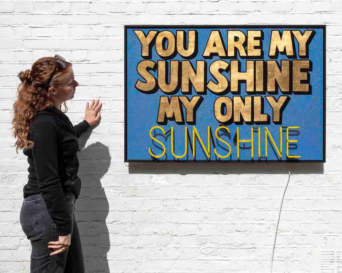 You Are My Sunshine - Original by artist Mark Illuminati - Wyecliffe Galleries
