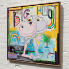 Big Hug - Original by artist Michael Abrams - Wyecliffe Galleries