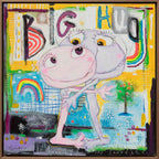 Big Hug - Original by artist Michael Abrams - Wyecliffe Galleries