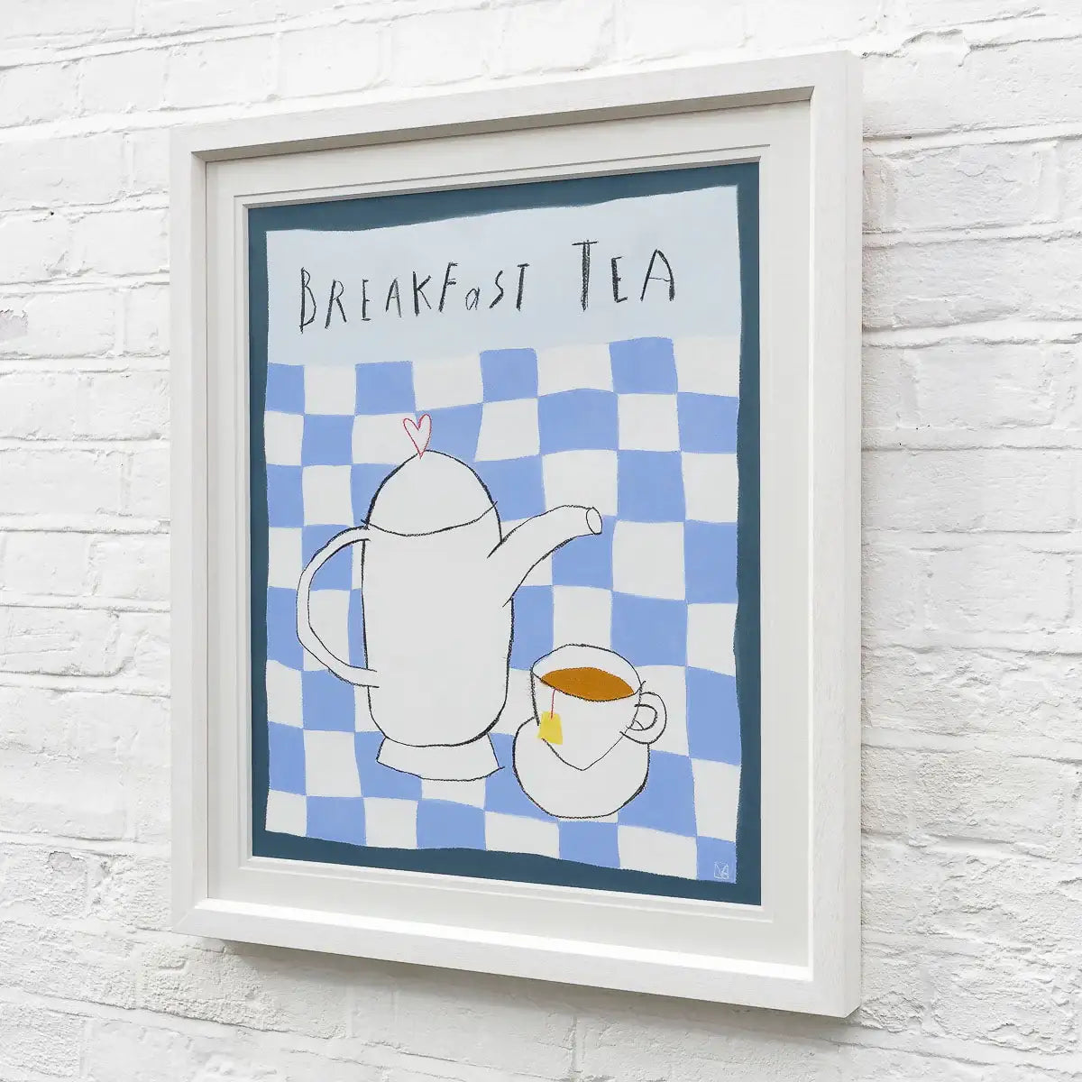 Breakfast Tea - Original by artist Michael Abrams - Wyecliffe Galleries