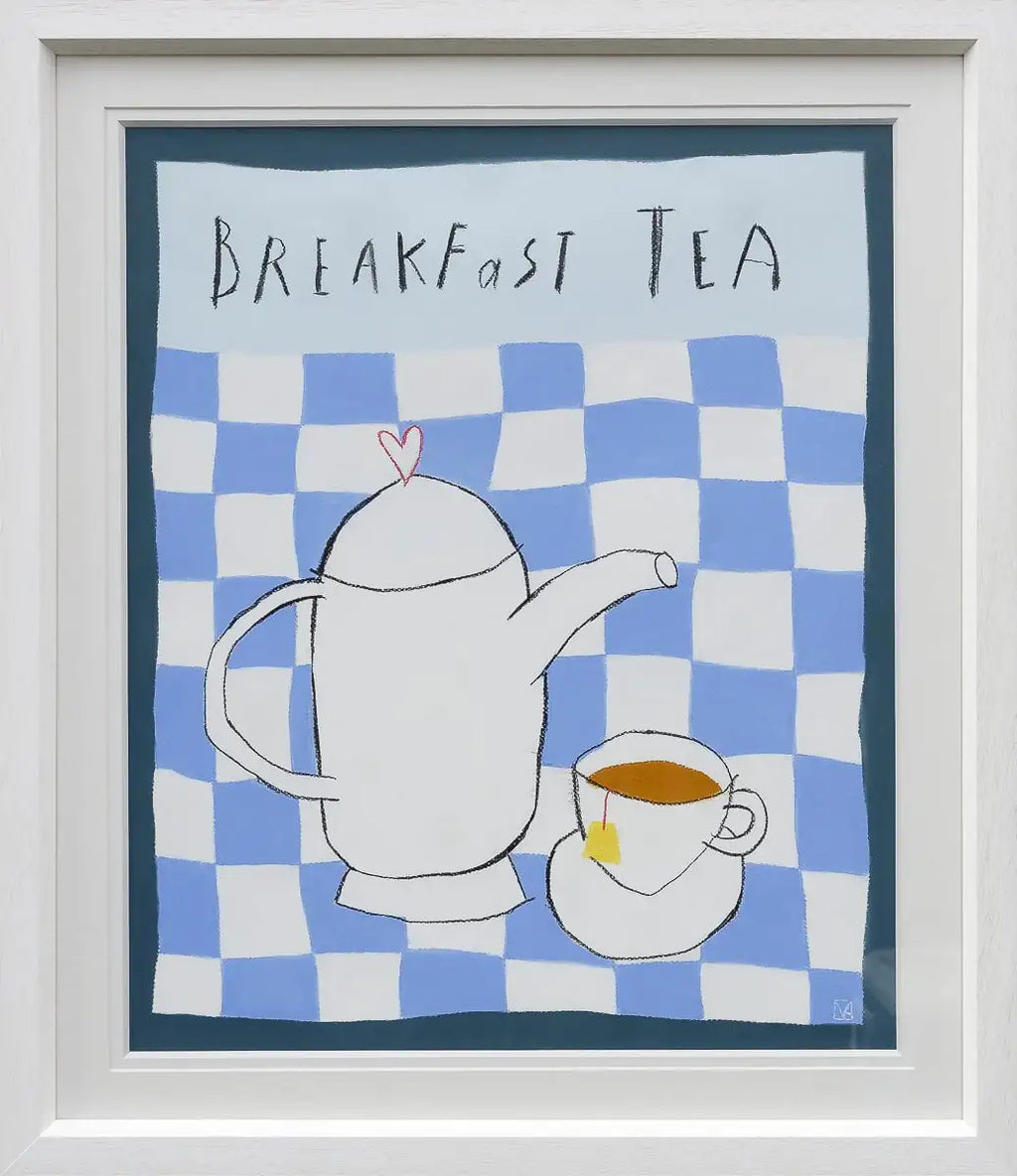 Breakfast Tea - Original by artist Michael Abrams - Wyecliffe Galleries