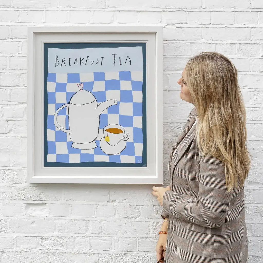 Breakfast Tea - Original by artist Michael Abrams - Wyecliffe Galleries