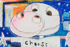 Choose Love - Original by artist Michael Abrams - Wyecliffe Galleries