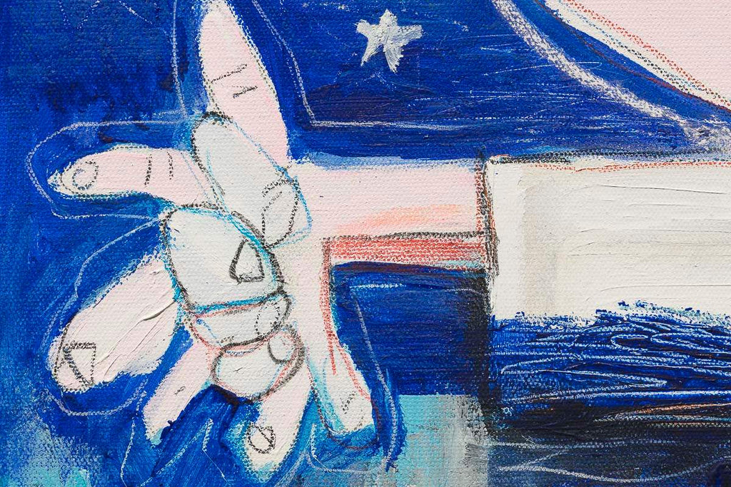 Choose Love - Original by artist Michael Abrams - Wyecliffe Galleries