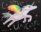 Cosmic Unicorn - Original by artist Michael Abrams - Wyecliffe Galleries