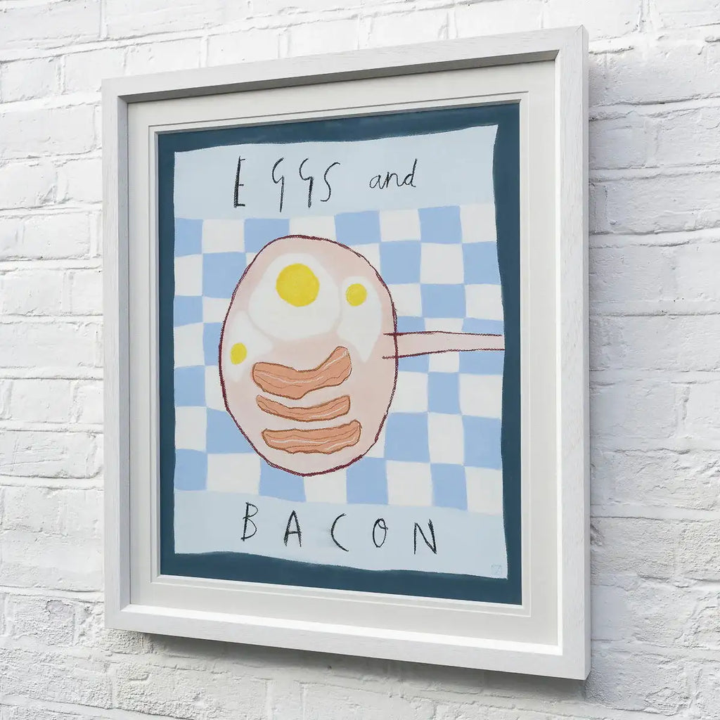 Eggs and Bacon - Original by artist Michael Abrams - Wyecliffe Galleries