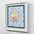 Eggs and Bacon - Original by artist Michael Abrams - Wyecliffe Galleries