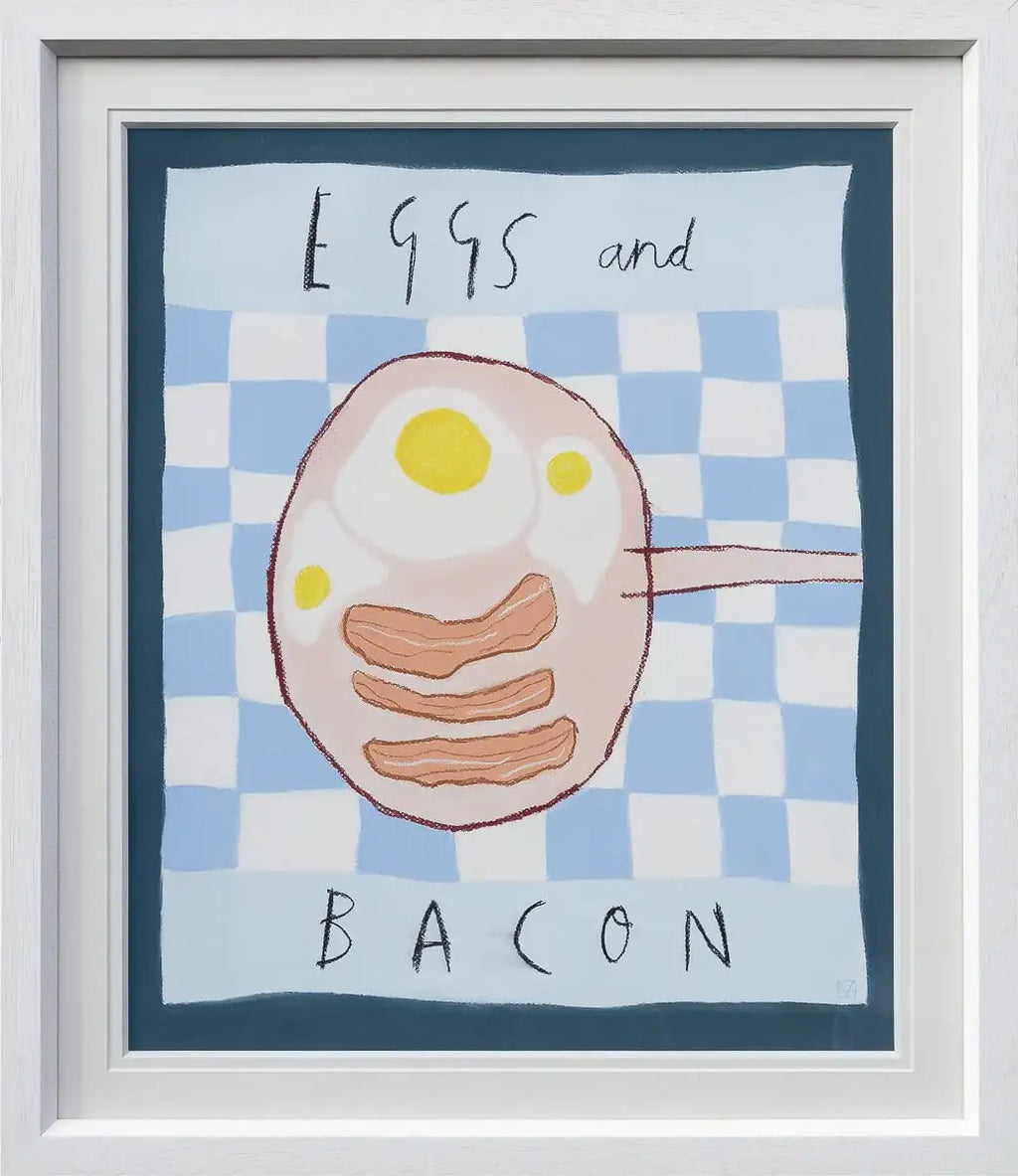 Eggs and Bacon - Original by artist Michael Abrams - Wyecliffe Galleries