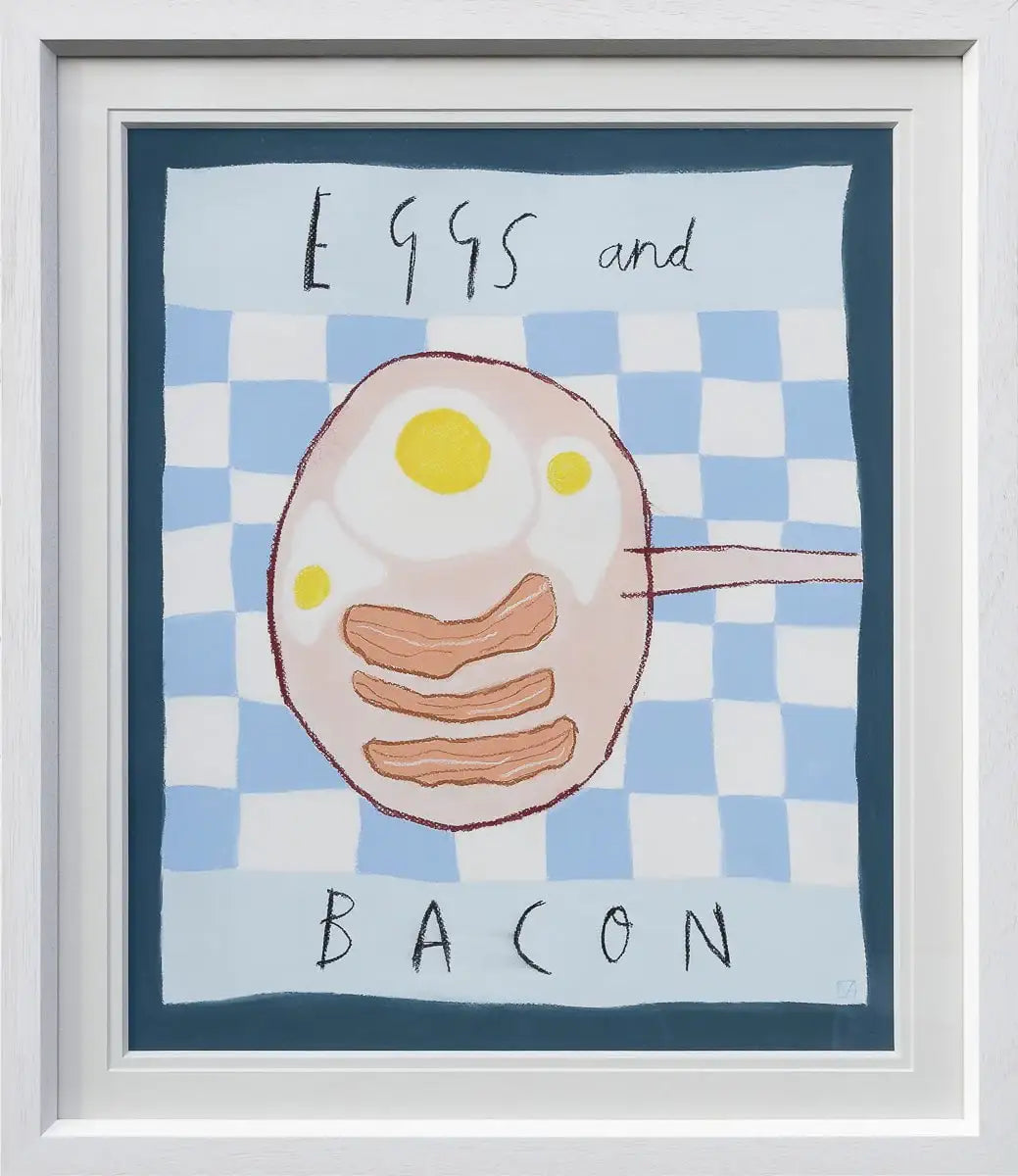 Eggs and Bacon - Original by artist Michael Abrams - Wyecliffe Galleries