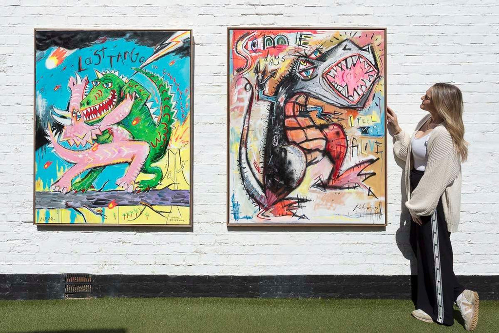 Last Tango - Original by artist Michael Abrams - Wyecliffe Galleries