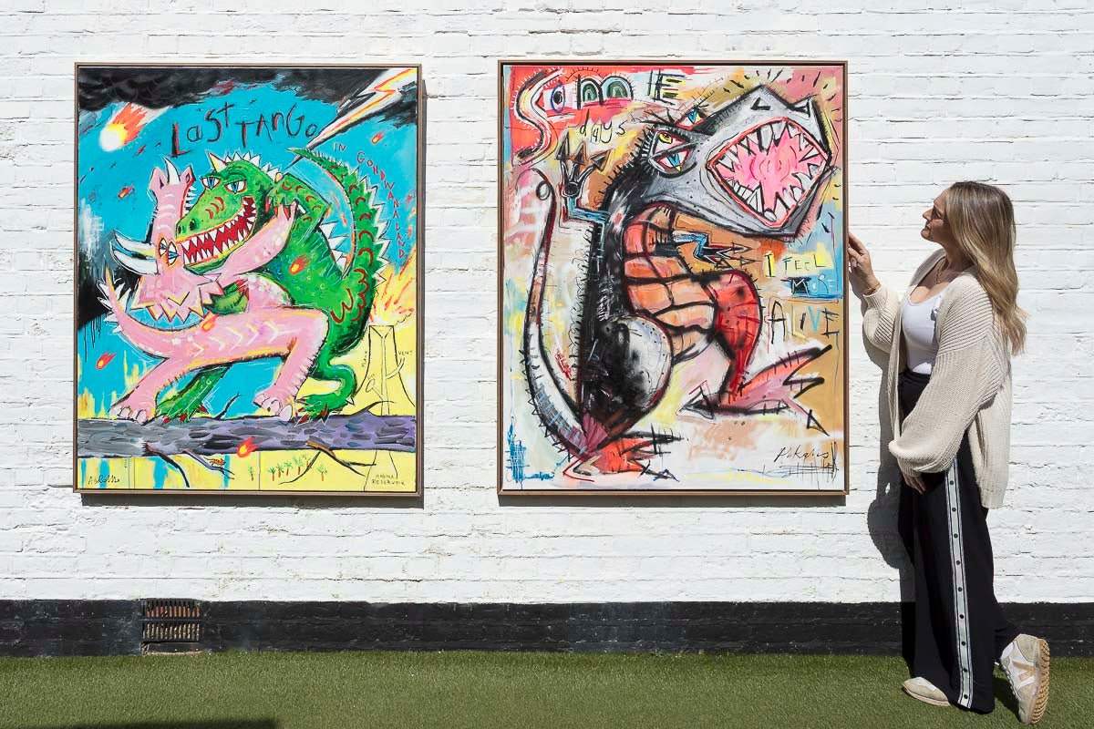 Last Tango - Original by artist Michael Abrams - Wyecliffe Galleries