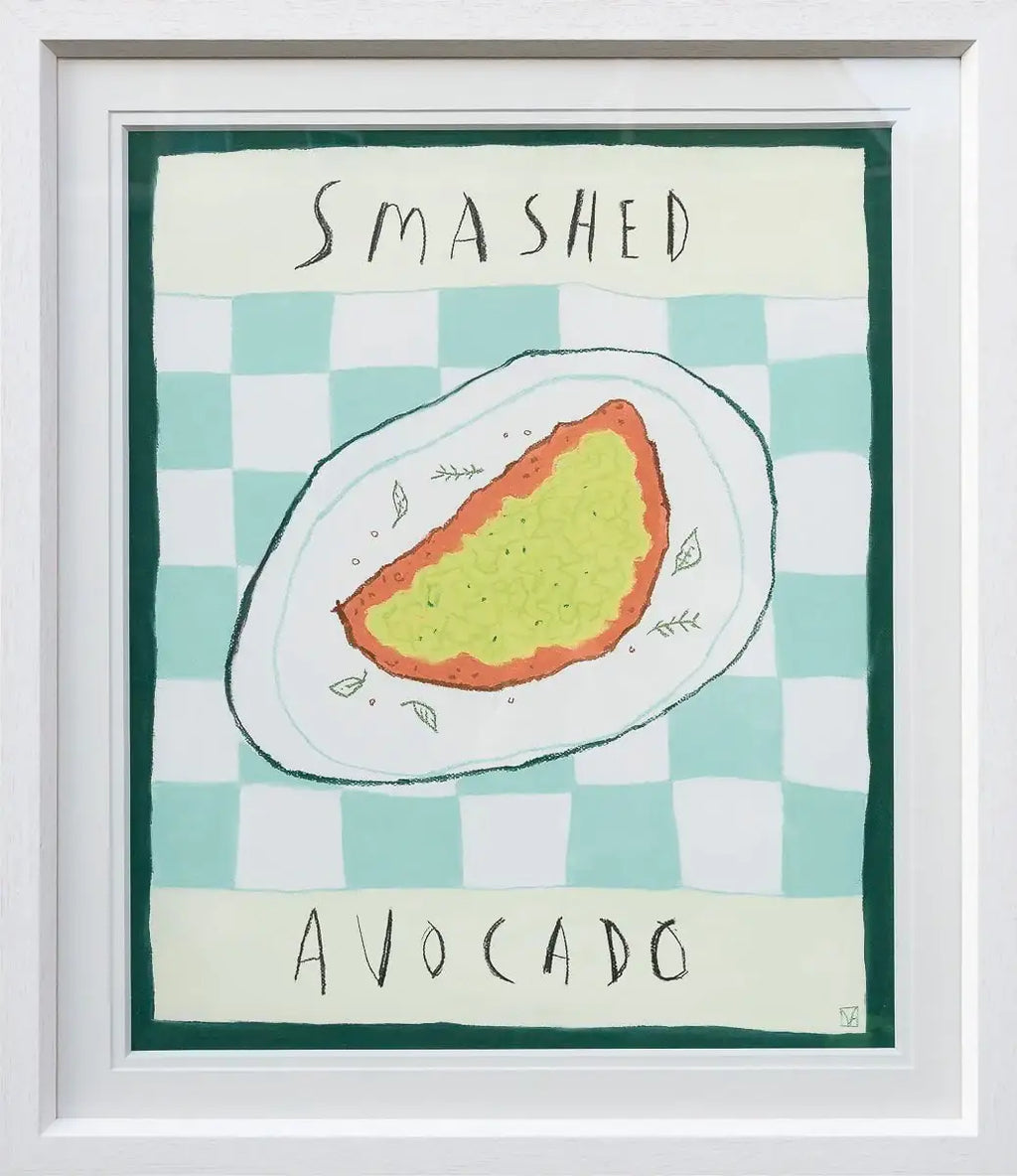 Smashed Avocado - Original by artist Michael Abrams - Wyecliffe Galleries