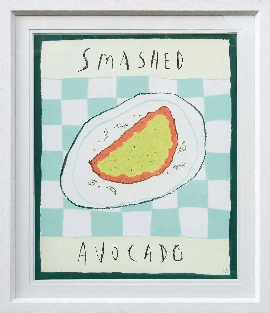 Smashed Avocado - Original by artist Michael Abrams - Wyecliffe Galleries