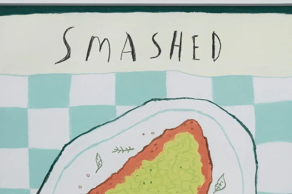 Smashed Avocado - Original by artist Michael Abrams - Wyecliffe Galleries