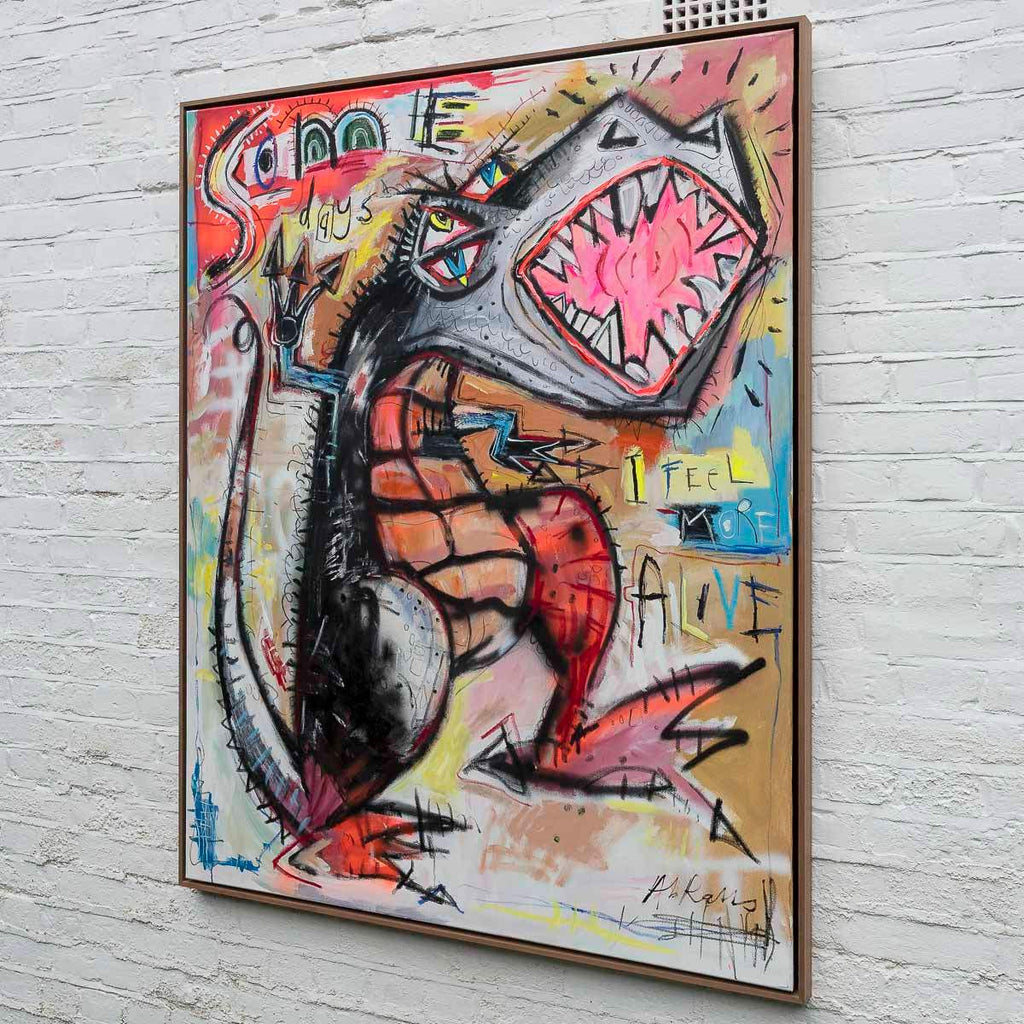 Some Days I Feel More Alive - Original by artist Michael Abrams - Wyecliffe Galleries