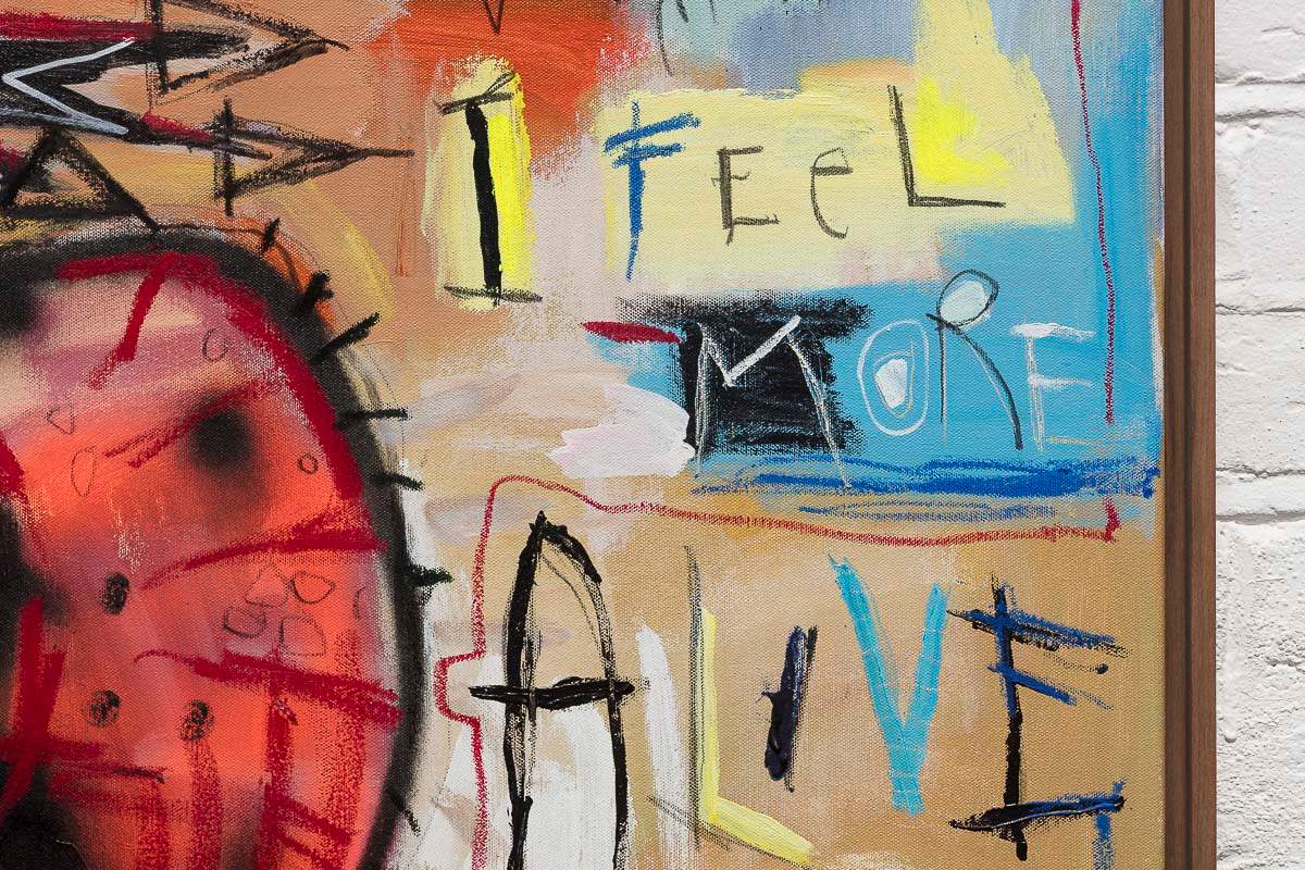 Some Days I Feel More Alive - Original by artist Michael Abrams - Wyecliffe Galleries