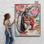 Some Days I Feel More Alive - Original by artist Michael Abrams - Wyecliffe Galleries