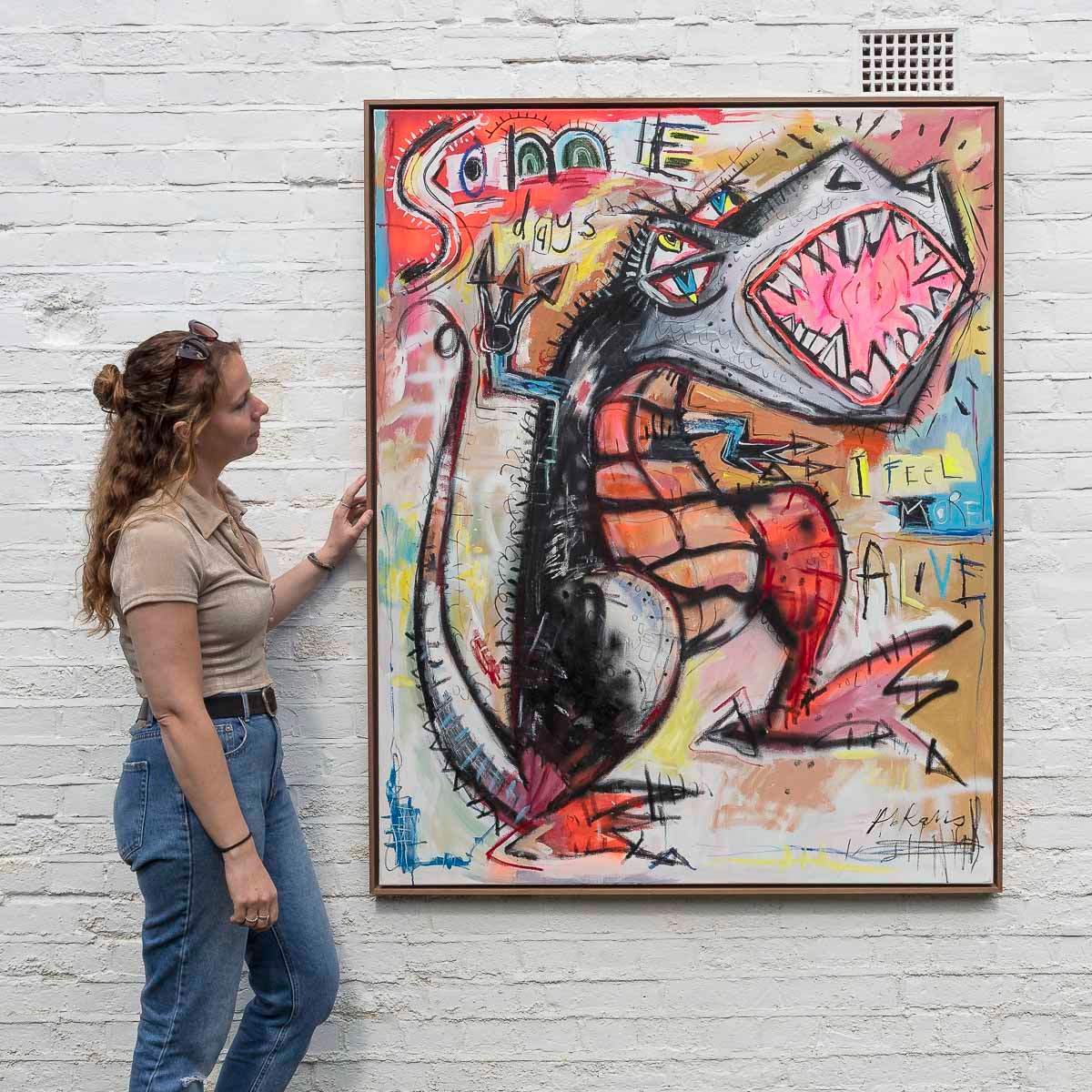 Some Days I Feel More Alive - Original by artist Michael Abrams - Wyecliffe Galleries