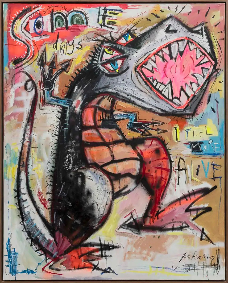 Some Days I Feel More Alive - Original by artist Michael Abrams - Wyecliffe Galleries