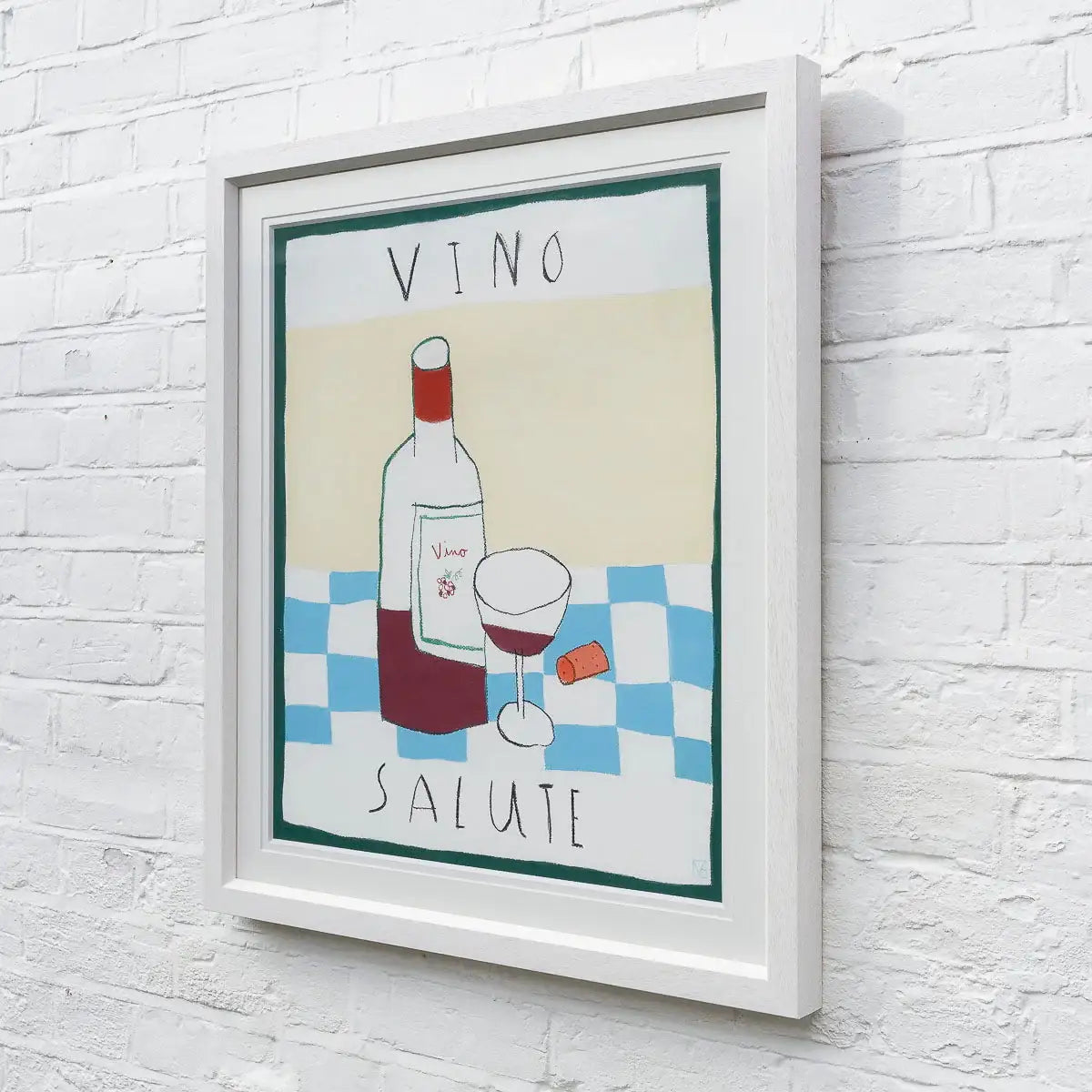 Vino Salute - Original by artist Michael Abrams - Wyecliffe Galleries