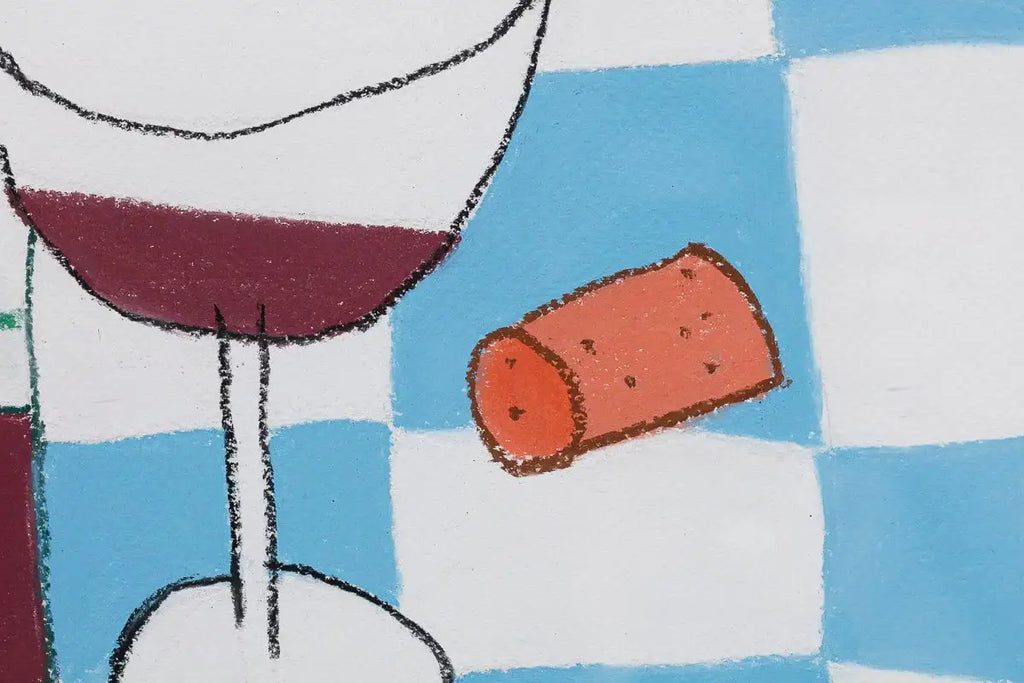 Vino Salute - Original by artist Michael Abrams - Wyecliffe Galleries