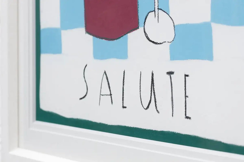 Vino Salute - Original by artist Michael Abrams - Wyecliffe Galleries