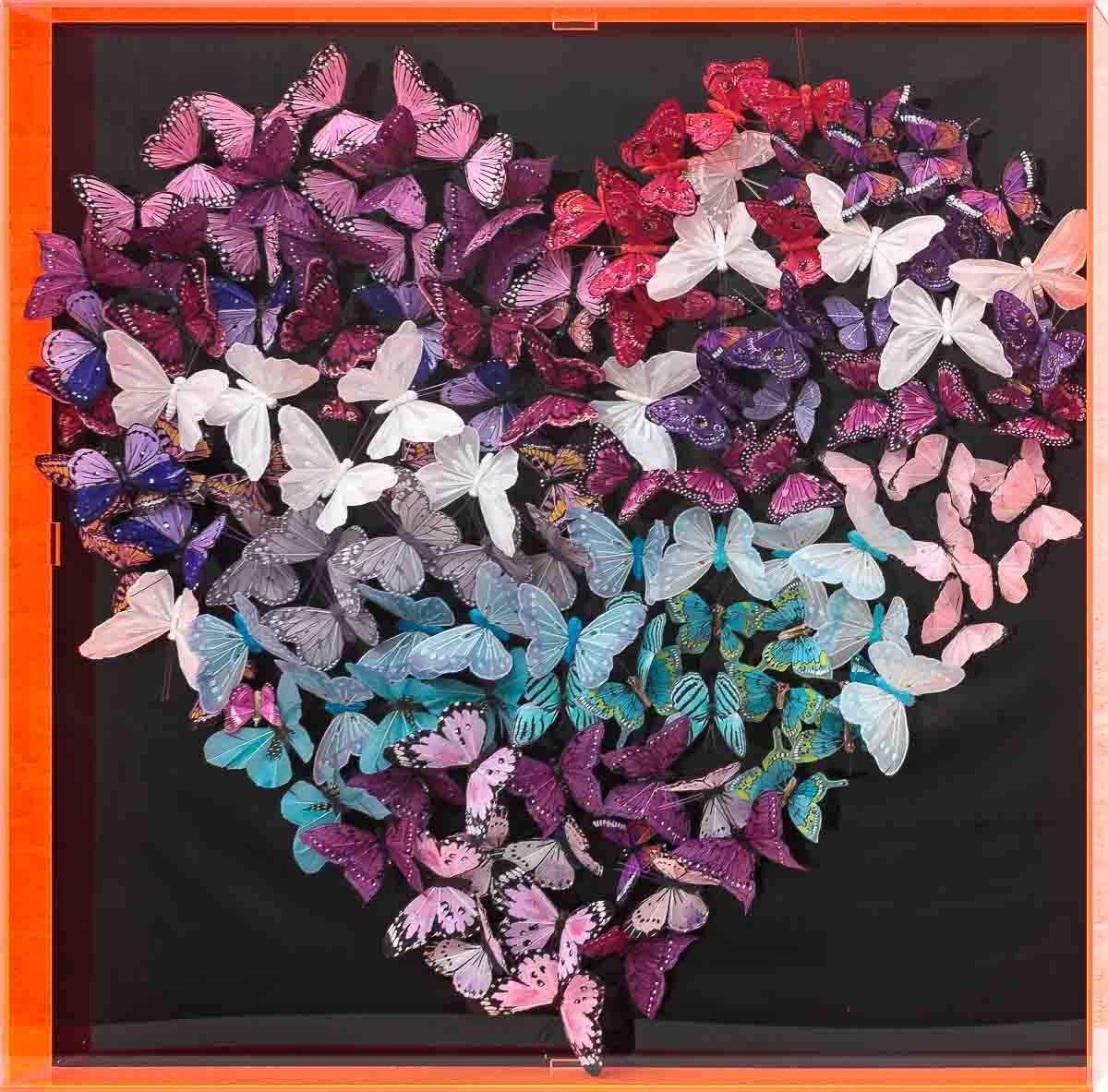 Arancia Flourescente - Original - SOLD by artist Michael Olsen - Wyecliffe Galleries