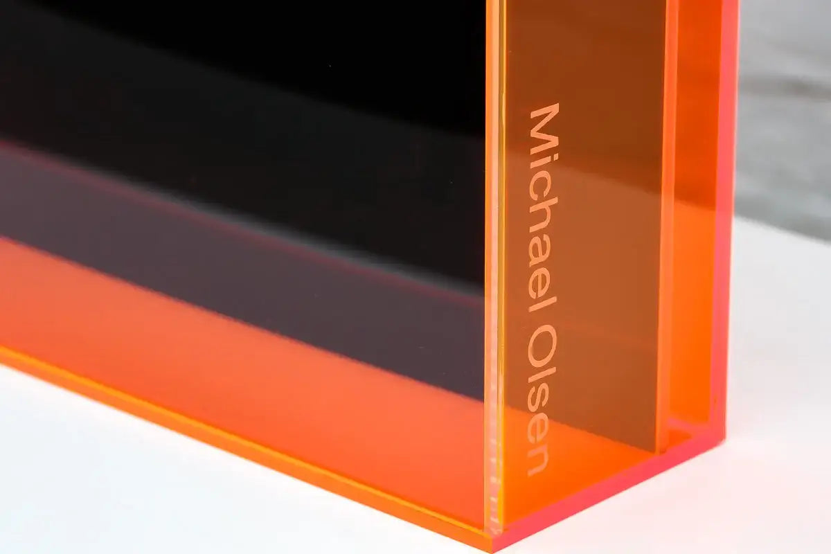 Arancia Flourescente - Original - SOLD by artist Michael Olsen - Wyecliffe Galleries