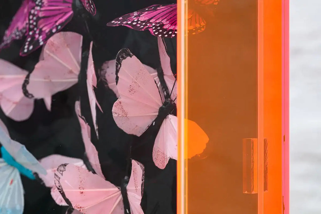 Arancia Flourescente - Original - SOLD by artist Michael Olsen - Wyecliffe Galleries