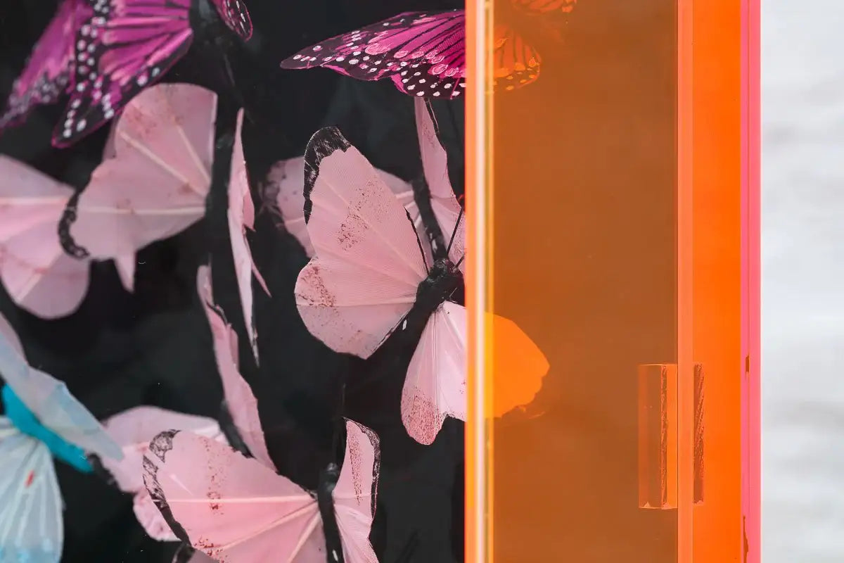 Arancia Flourescente - Original - SOLD by artist Michael Olsen - Wyecliffe Galleries