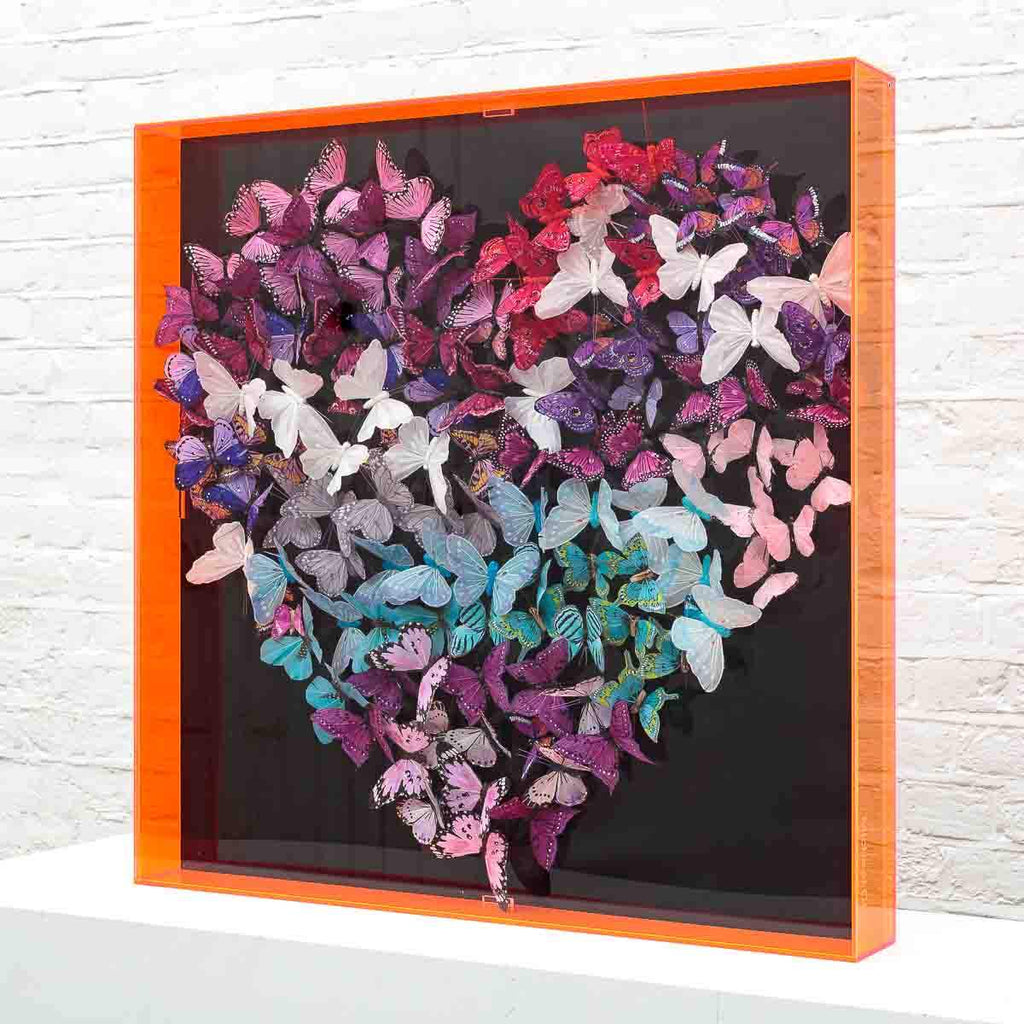 Arancia Flourescente - Original - SOLD by artist Michael Olsen - Wyecliffe Galleries