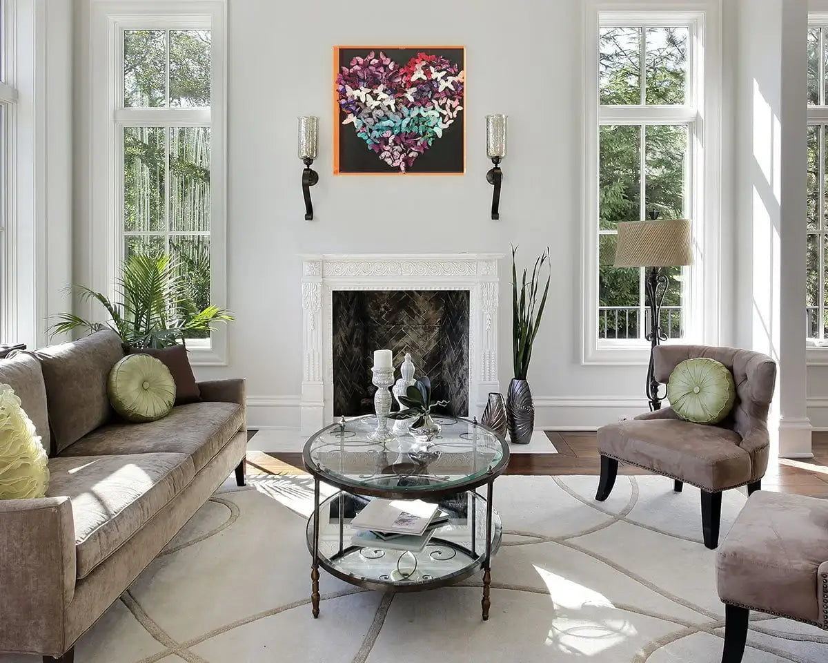 Arancia Flourescente - Original - SOLD by artist Michael Olsen - Wyecliffe Galleries