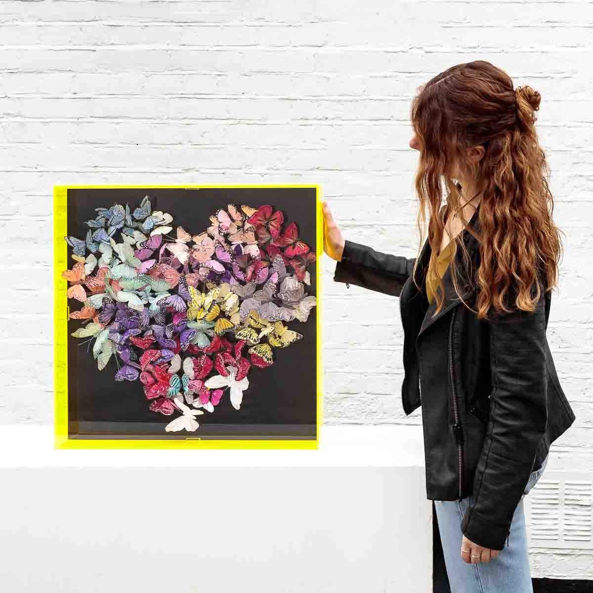 Giallo Flourescente - Original - SOLD by artist Michael Olsen - Wyecliffe Galleries